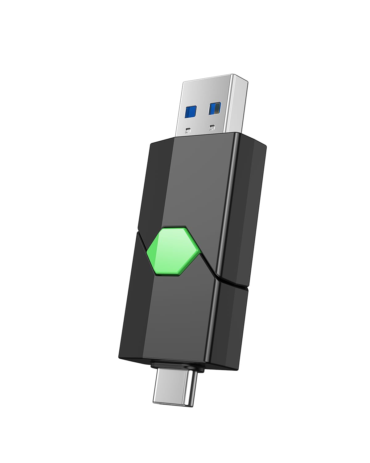 K&Zz Type C Usb Flash Drive 64G, Thumb Dual Drive Usb 3.0 + Type C, Usb C Memory Stick For Iphone Photos