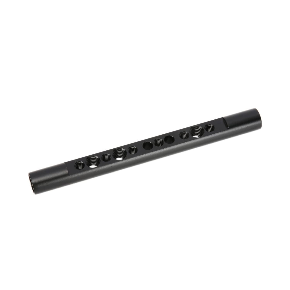 NICEYRIG 6.2 Inch 15mm Cheese Rod with 1/4 3/8 Locating Hole, M12 Inner Thread Aluminum Alloy 15mm Rod Rail for Camera Cage Rig, Lens Support - 541