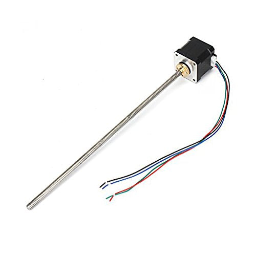 Joynano Nema 17 Stepper Motor Integrated 300Mm T8 Lead Screw Bipolar 1.7A 40N.Cm Holding Torque 40Mm Body For 3D Printer Or Cnc