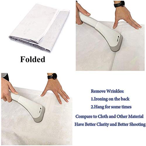 Sjoloon White Brick Wall Backdrop White Brick Photo Backdrop Thin Vinyl Photography Backdrop Background Studio Prop 10931 (6X9Ft