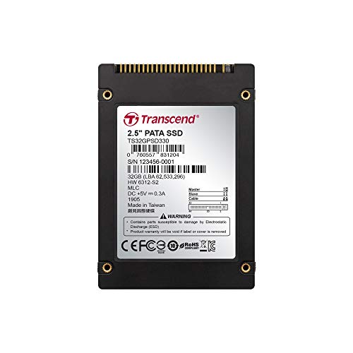 32Gb Transcend Psd330 2.5 Inch Ide Internal Ssd Solid State Disk (Mlc Flash)