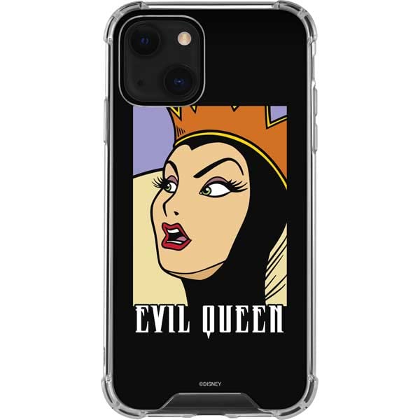 Skinit Clear Phone Case Compatible With Iphone 13 Mini   Officially Licensed Disney Evil Queen Design