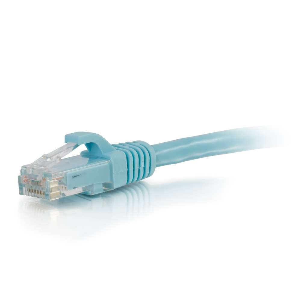 C2G 00766 Cat6A Cable   Snagless Unshielded Ethernet Network Patch Cable, Aqua (10 Feet, 3.04 Meters)
