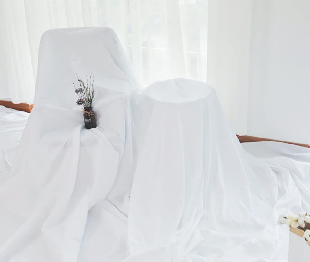 Hmtfoto 10X12Ft Video Studio Solid White Photography Backdrop Background Chromakey Muslin Portrait Background Screen For Photogr