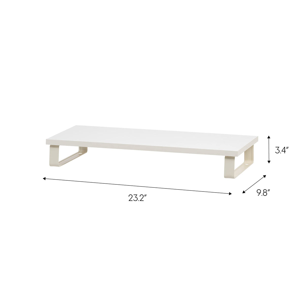 Iris Usa Cms 1 Ergonomic Desktop Riser, 1 Tier, White – Electroeshop