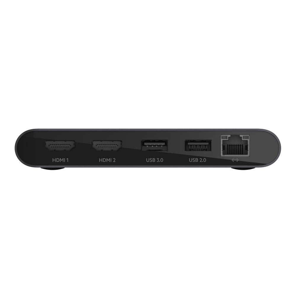 Belkin Thunderbolt 3 Dock Mini HD With Cable   Usb C Hub   Usb C Docking Station For Macos & Windows, Dual 4K @60hz, 40Gbps Transfer Speed, With Ethernet Port, BLACK