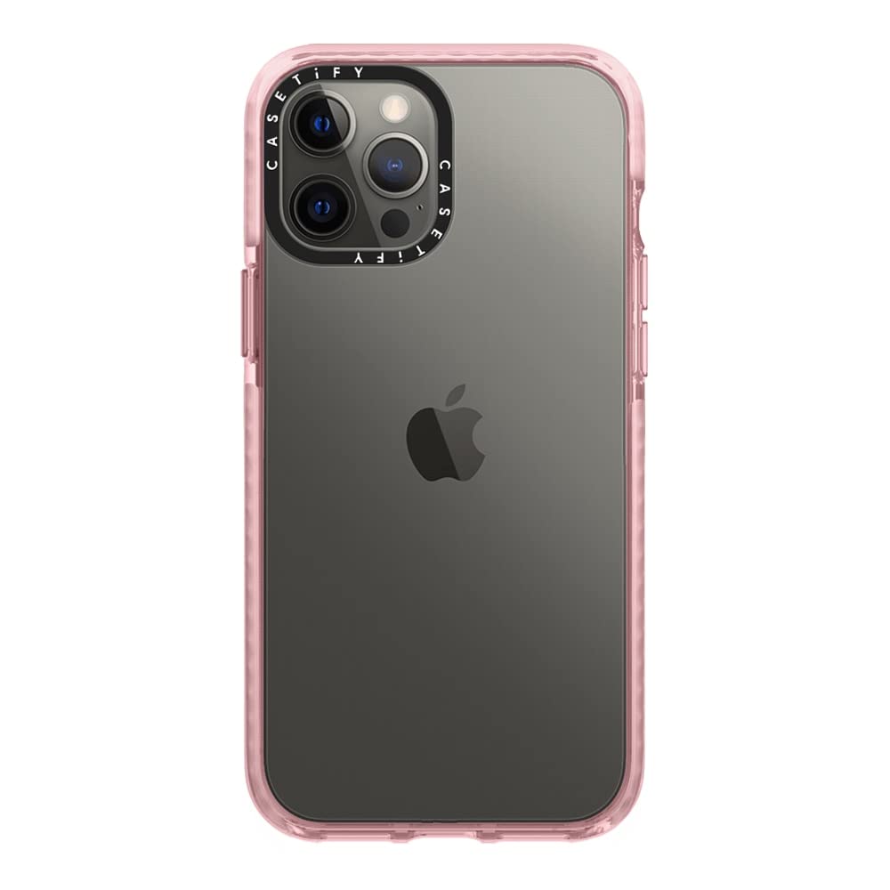Casetify Impact Case For Iphone 12 Pro Max   Pink Clear