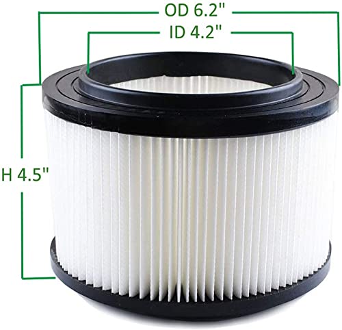 17810 Filter Compatible With Craftsman 4 Gallon Vacuum Filter ,9 17810 Wet Dry Vacuum Filter Compatible With Craftsman 4 Gallon