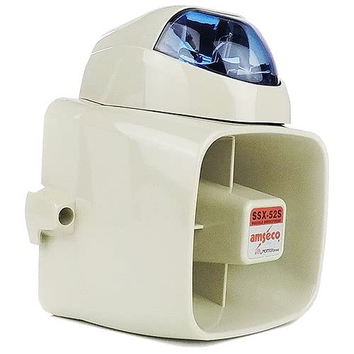 4150026 Potter Ssx 52Sb Durable Siren & Blue Strobe