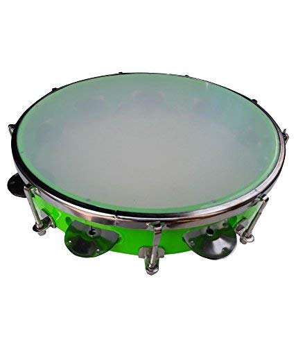 SAI Musical Presents khanjira Fibre Size 10 Specially for kirtans Limited Stock availble (availble in Multi Colour) Set of 2Pc