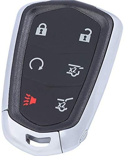 Keymall Keyless Entry Replacement Car Key 315Mhz 6B Fob Remote For Cadillac Escalade 2015 2018 Fcc: Hyq2Ab
