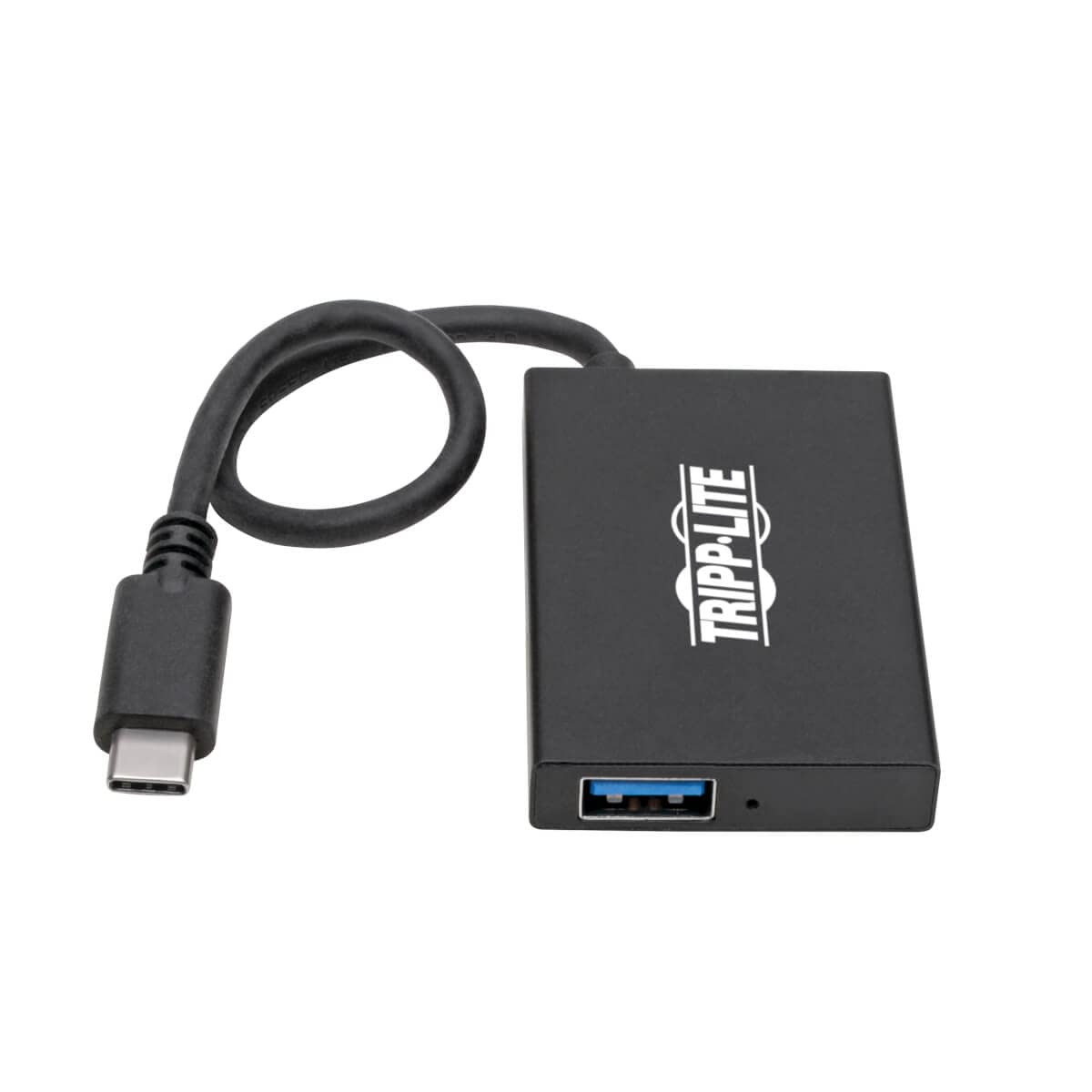 Tripp Lite Gen 1 Usb-C Hub, Portable Usb-C To Usb-A Splitter For Charging And Data Transfer, Thunderbolt 3, 5 Gbps, 1.5 A, Alumi