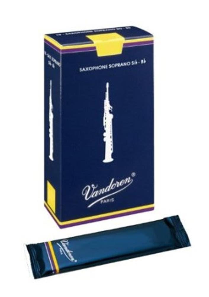 Vandoren Sr2035 Soprano Sax Traditional Reeds Strength 3.5; Box Of 10