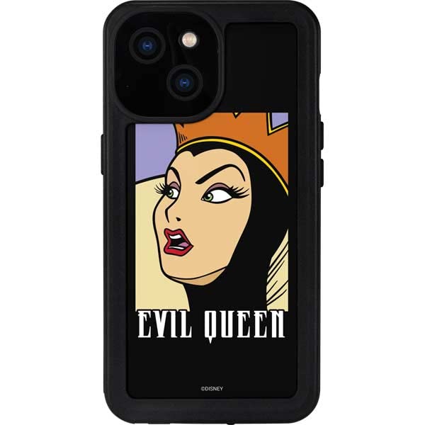 Skinit Waterproof Phone Case For Iphone 13 Mini   Officially Licensed Disney Evil Queen Design