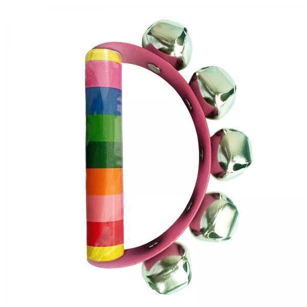 Enakshi 3xWooden Tambourine Musical Toys Musical Instrument for Festival Party Pink|Toys & Hobbies | Educational | Music & Art