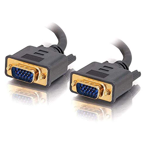 C2G 28249 Vga Cable   Flexima Vga Monitor Cable M/M, In Wall Cl3 Rated, Black (100 Feet, 30.48 Meters)