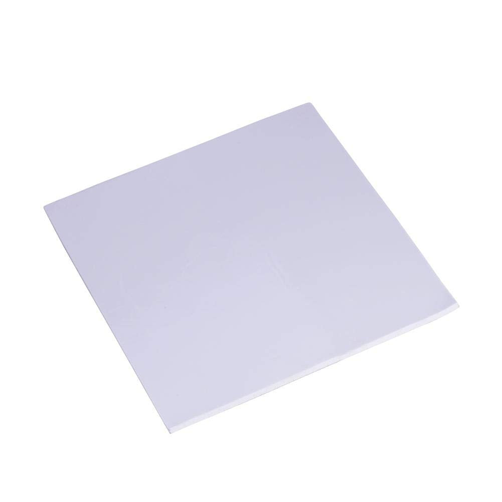 Zer One 100X100X2.0Mm Cpu Thermal Pad, Silicon Thermal Conductivity Sheet Insulation Paste Gap Filler Heatsink Cooling Pads(Grey