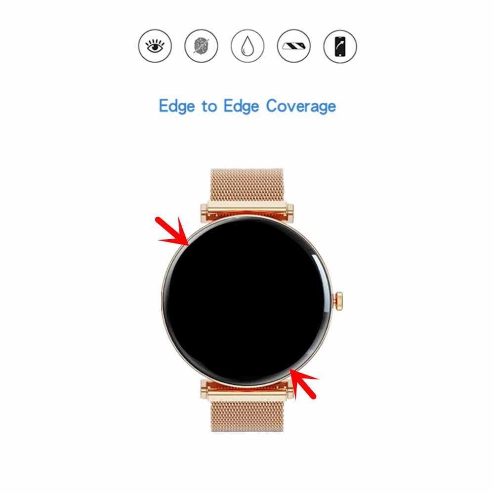 Mihence Screen Protector Compatible For Hwagol 1.43'' Smart Watch, Hd Tpu Protective Film (6Pcs)