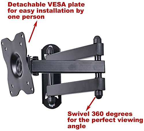 Videosecu Swingout Arm Wall Mount For Lg 19 To 39 Inch Models Lcd Flat Panel Screen Tv Or Monitor Vesa 100X100Mm Be8