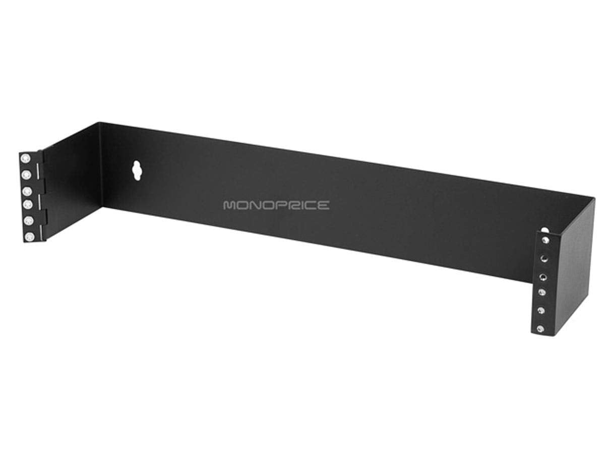 Monoprice 3.5 By 19 By 4 Inch 2U Wall Mount Bracket 108624