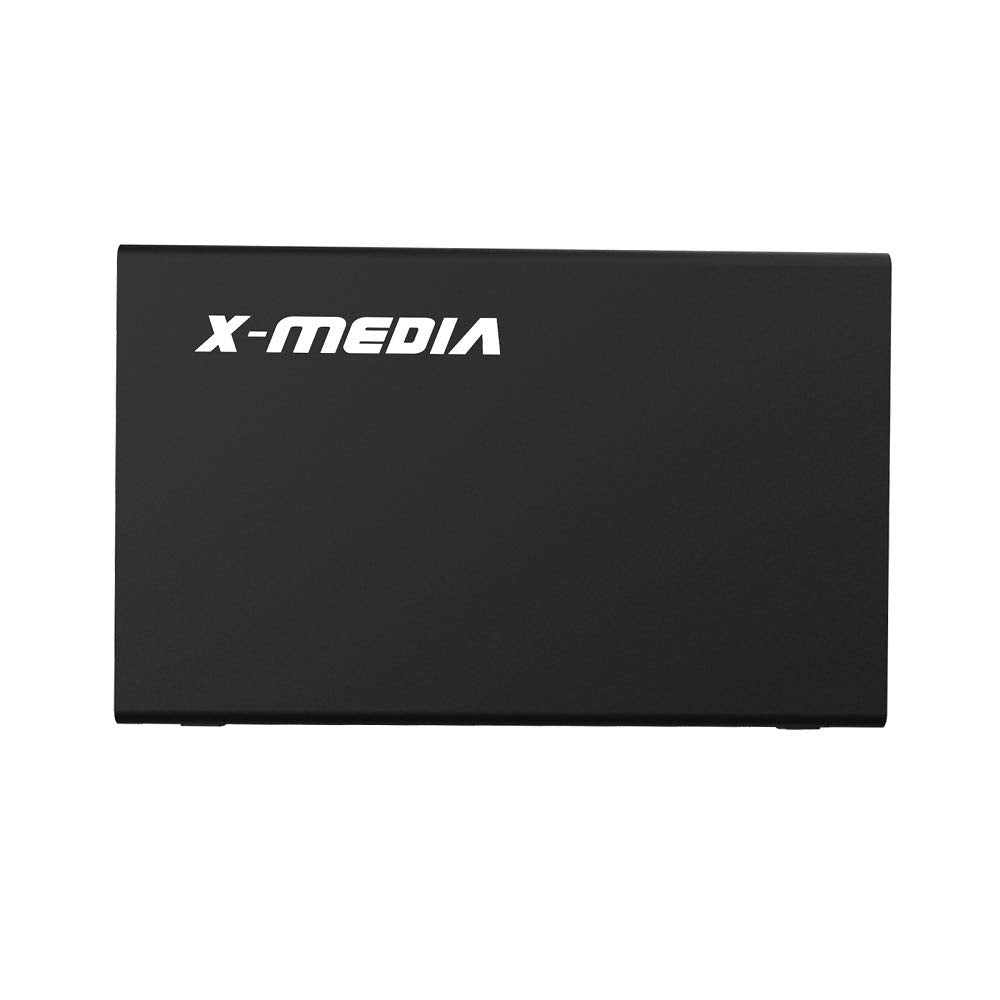 X MEDIA XM EN3451 3.5 Inch USB 2.0 IDE SATA Aluminum Hard Disk Drive HDD External Enclosure Case, Support 3.5 Inch IDE, 3.5 Inch SATA/SSD Hard Disk Drive