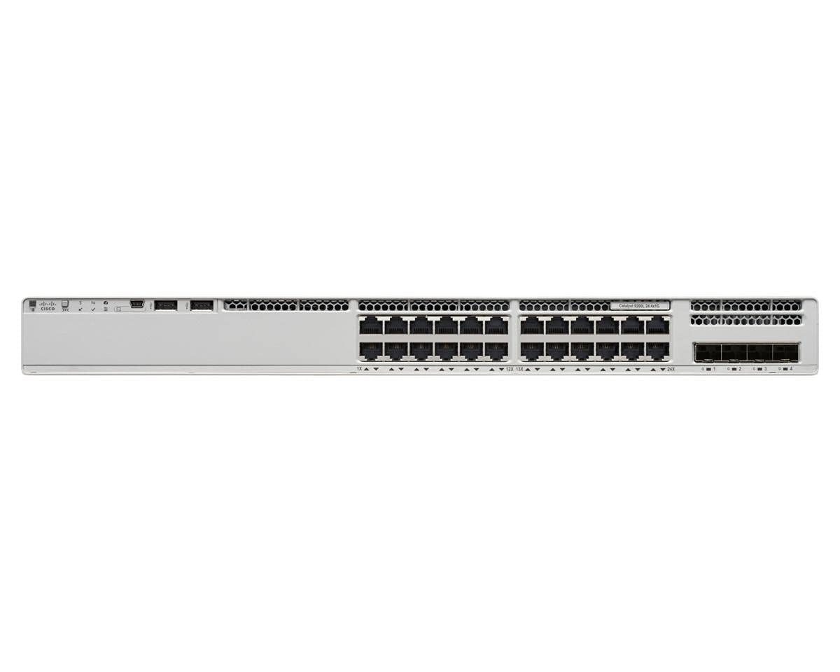 Cisco Catalyst 9200 C9200L 24P 4X Layer 3 Switch   24 X Gigabit Ethernet Network 4 X 10 Gigabit Ethernet Uplink   Manageable   T