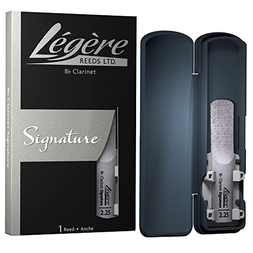 L      G      Re Reeds Premium Synthetic Woodwind Reed, Bb Clarinet, Signature, Strength 2.25 (Bbss2.25)