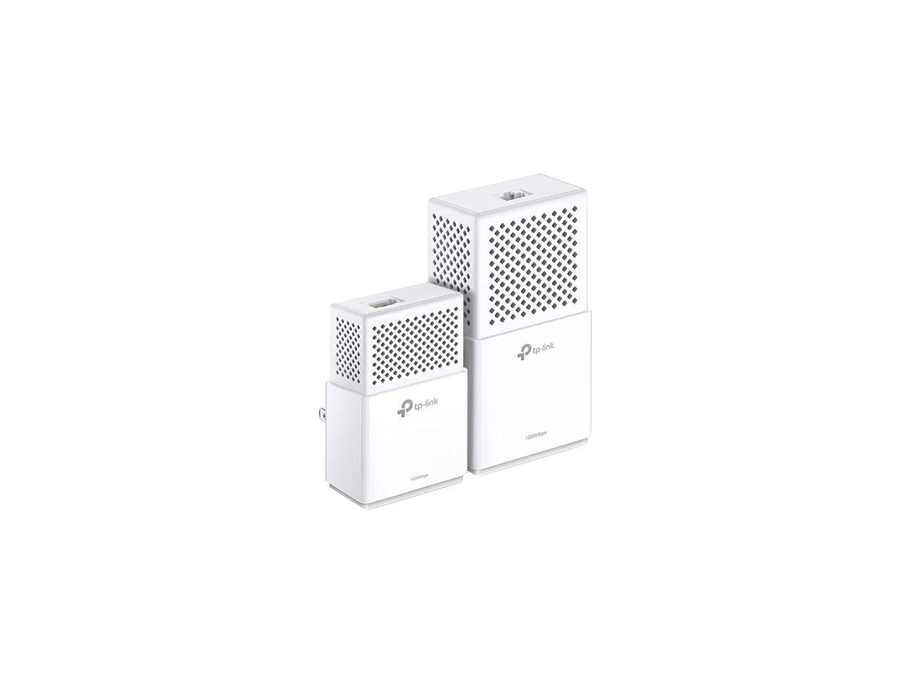 TP-Link AV1000 Powerline WiFi Extender(TL-WPA7510 KIT)- Powerline Adapter with Dual Band WiFi, Gigabit Port, Plug&Play, Power Sa