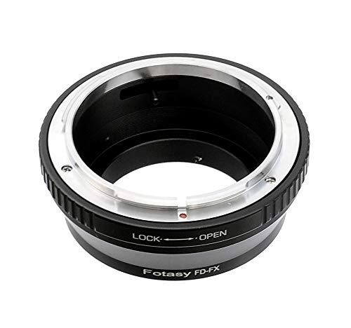 Fotasy Fd Lens To Fuji X Adapter, Canon Fd Lens To Fujifilm X Mount Adapter, Compatible With Fujifilm X-Mount X-Pro2 X-E2 X-E3 X