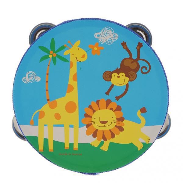 BNF2X 6 Forest World Print Tambourine Drum Musical Instrument Dance Party KTV Toy|Musical Instruments & Gear|Percussion|Hand Per