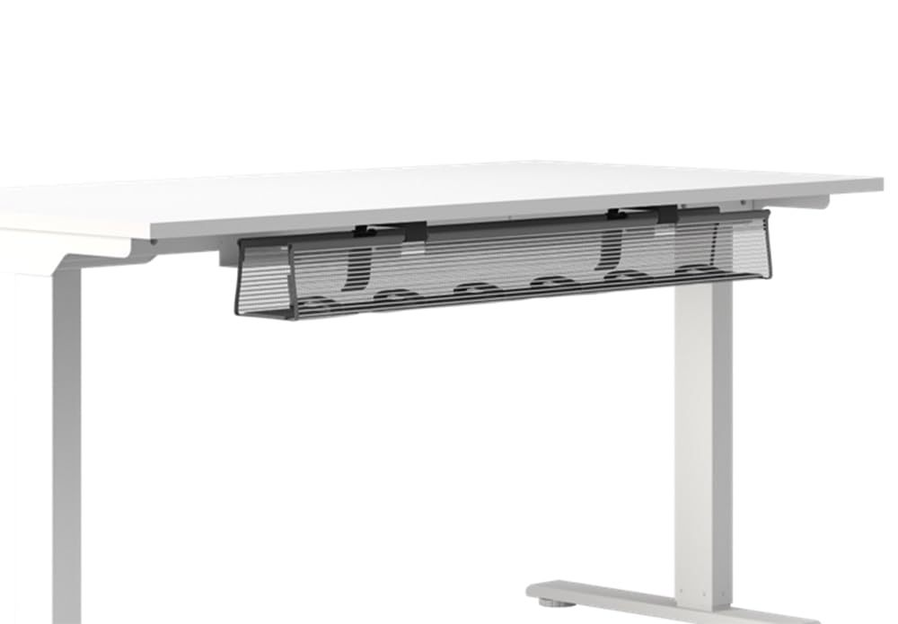 Humanscale Mesh Wire Basket for Desk, Durable Wire Cable Management for Strips and Cables, Lightweight and Heavy-Duty Under Desk