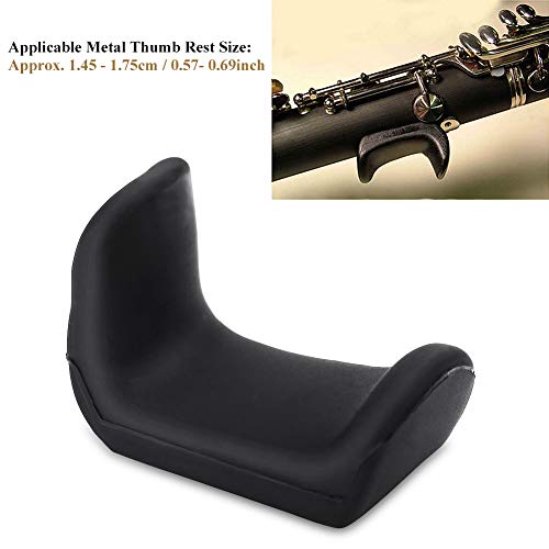 Rubber Clarinet Thumb Rest Cushion, Rubber Clarinet Thumb Rest Cushion Protector For Oboe Clarinet Instruments Within 1.45-1.75C
