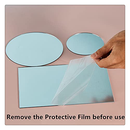 Gisela D Acrylic Mirror Product Photography Props Mirror Set Photo Background Photoshoot Props Reflective Display Sheet(7Pcs)
