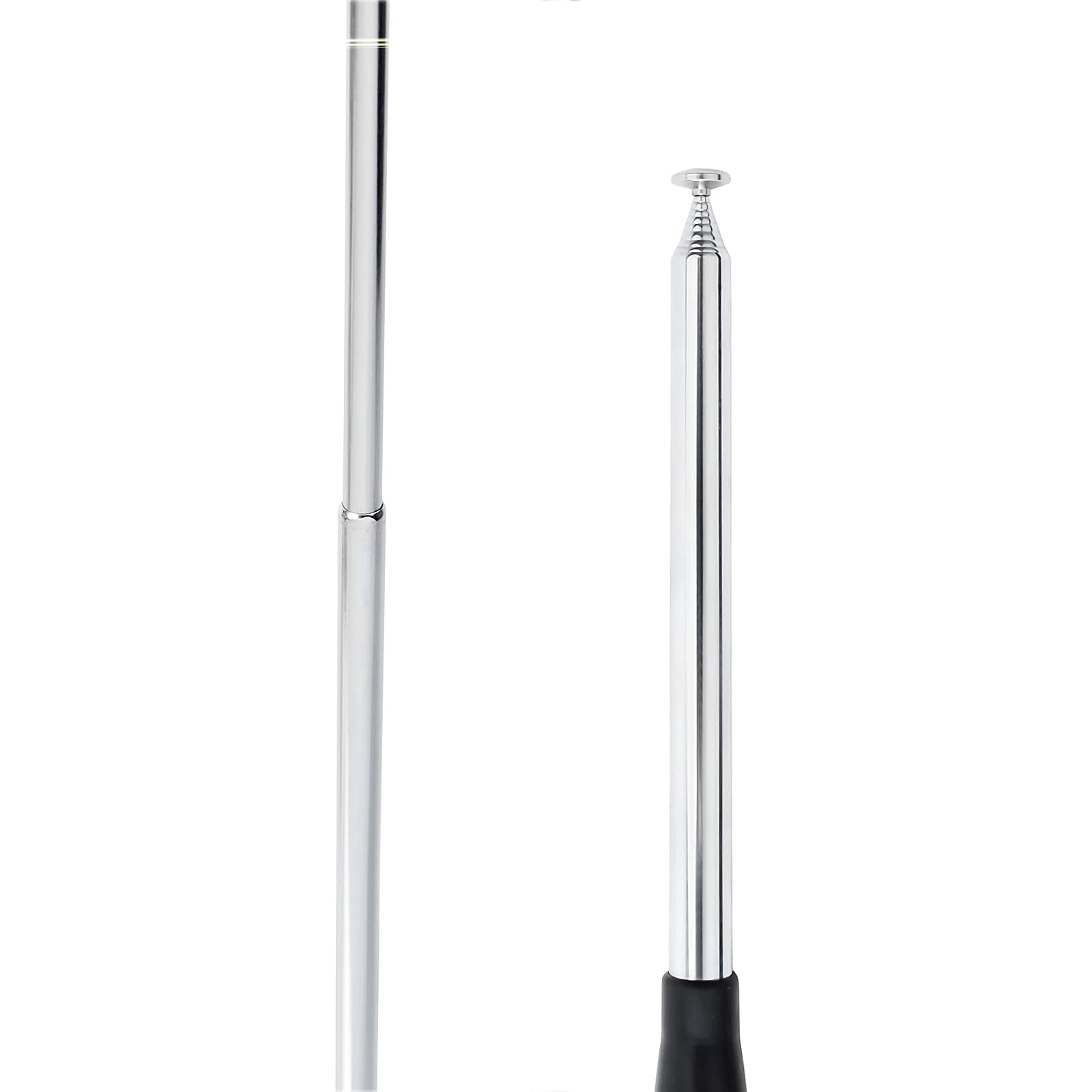 Hys 27Mhz Antenna 9 Inch To 51 Inch Telescopic/Rod Ht Antennas For Cb Handheld/Portable Radio With Bnc Connector Compatible With