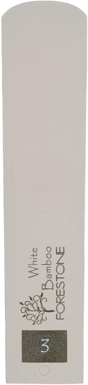 Forestone White Bamboo Synthetic Alto Saxophone Reed (3.0)