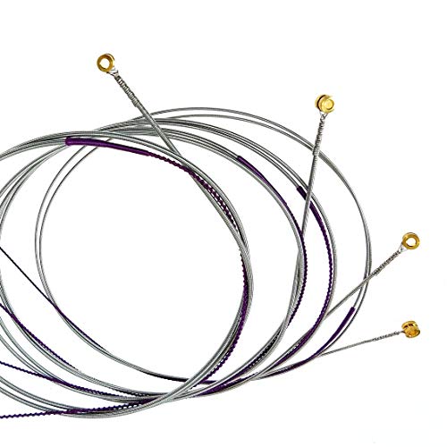 Ghs Strings M3050 4 String Precision Flatwound, Stainless Steel Flat Wound Bass Strings, Long Scale Plus (.045 .105)