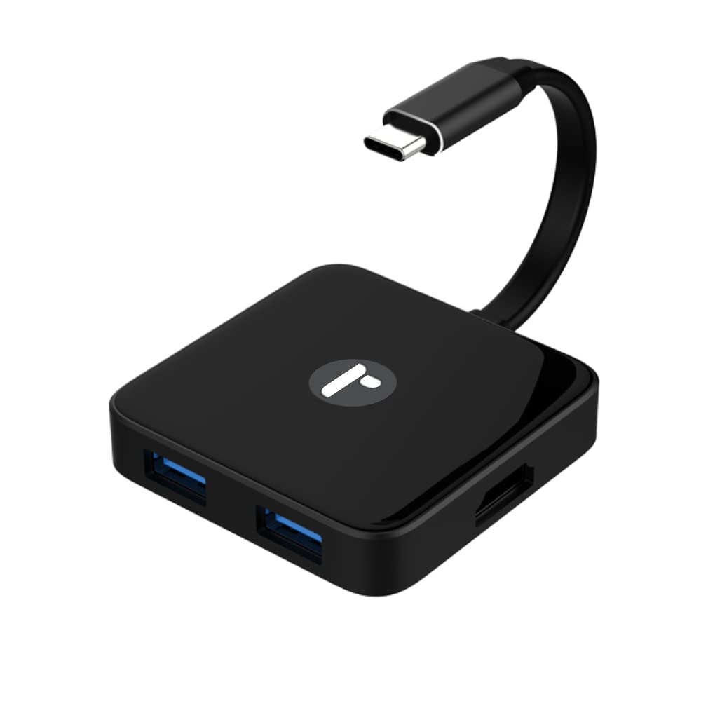 Reloot - USB C Dock: HDMI Hub, Travel Ready, Passthrough USBC Charging, with 3X USB Type A 3.0, for Apple MacBook, Windows PC La