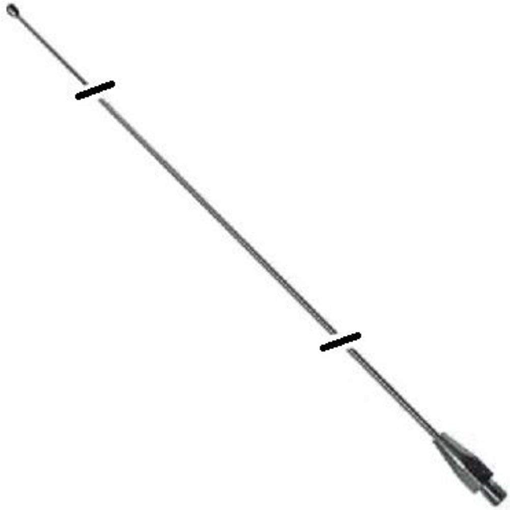Hustler Ic 56 Stainless Steel 102'' (8.5 Feet) Cb Band Antenna Whip, 27 Mhz Frequency, Resists Bending And Kinking, Stainless St