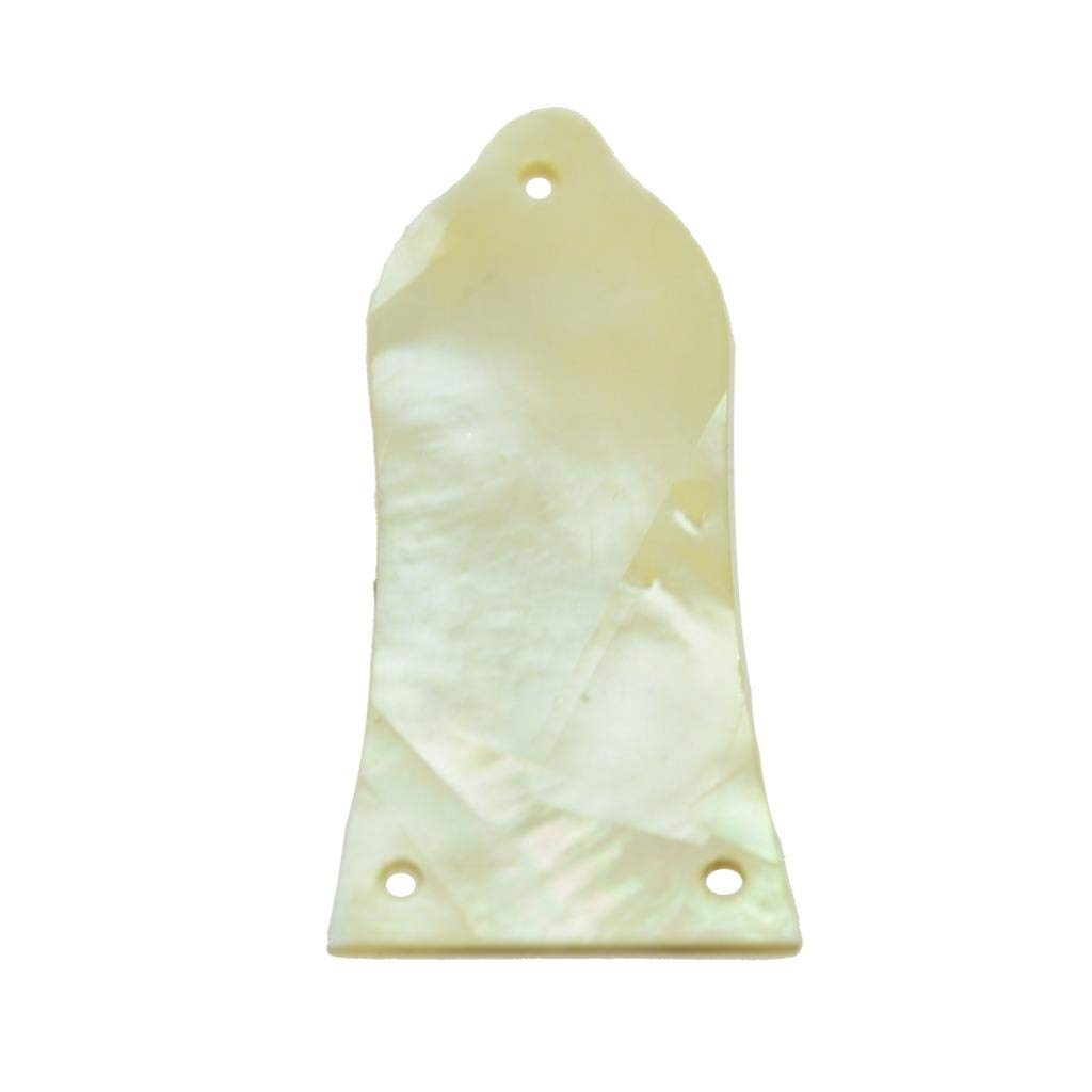 Kaish Pure Custom Made Natural Yellow Pearl Guitar Truss Rod Cover With 3 Hole For Epi Lp Les Paul