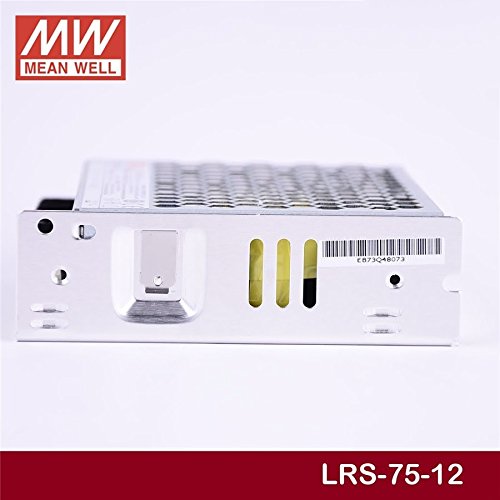Enclosed Type 72W 12V 6A Lrs 75 12 Meanwell Ac Dc Single Output Lrs 75 Series Mean Well Switching Power Supply