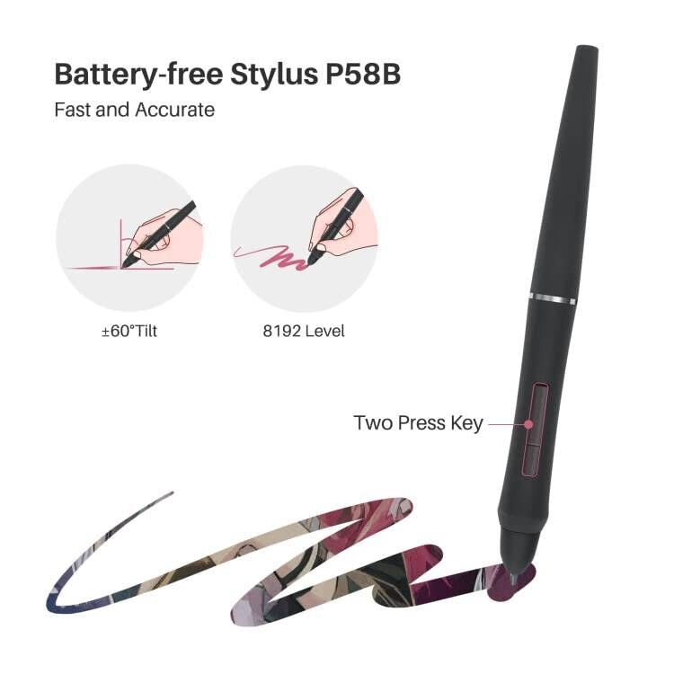 Artisul M0610 Pro Graphics Drawing Tablet 10X6Inch Drawing Tablet With 8192 Levels Pressure Battery Free Stylus 8 Customized Hot