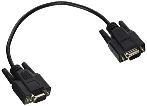 C2G 25214 Db9 F/F Serial Rs232 Cable, Black (1 Feet, 0.30 Meters)