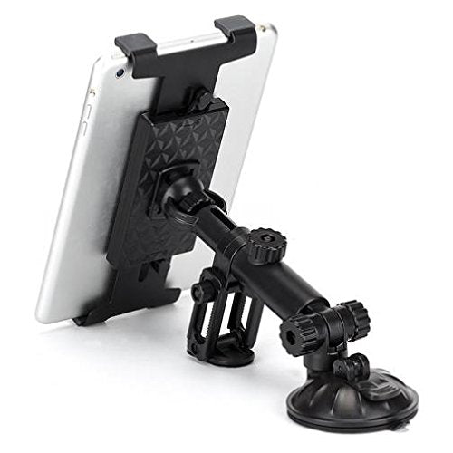Premium Car Mount Dash Holder Swivel Cradle Dashboard Dock Stand For Ipad, Ipad Air, Mini, Pro 9.7 10.5   Lg G Pad F F2 X X2   Verizon Ellipsis   Samsung Galaxy Tab   All Tablets From 7 To 11 Inch