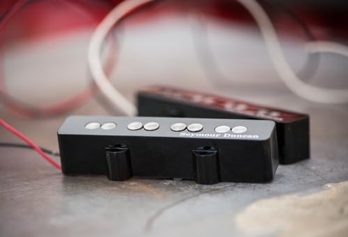 Seymour Duncan Quarter Pound Jazz Bass Pickup Set   High Output Neck And Bridge Bass Guitar Pickups