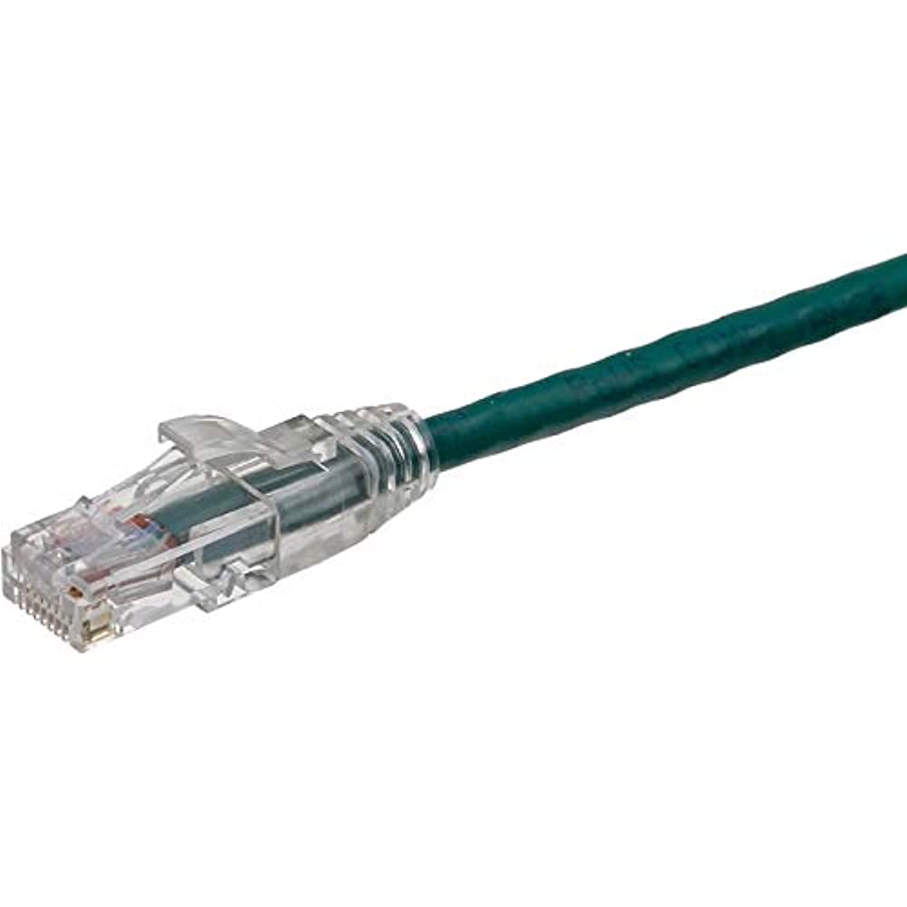 Axiom 8Ft Cat6 550Mhz Patch Cable Clear-Snagless Universal Boot (Green)