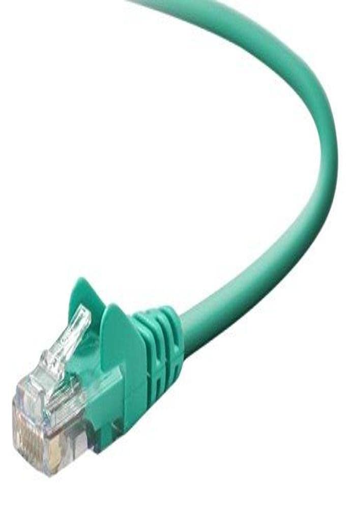 Belkin A3L791 06 Grn S Belkin Patch Cable   Rj 45 (M)   6 Ft   Utp   (Cat 5E)   Green