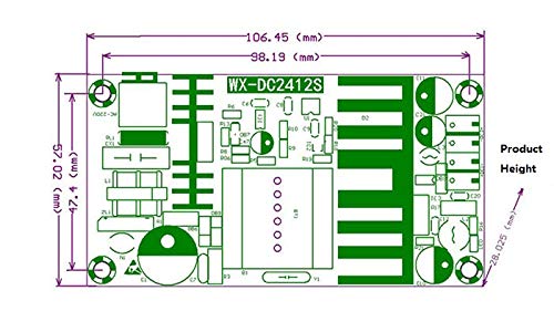 Noyito Ac To Dc Isolated Power Supply Module Dc 24V 4A 5V 1A Dual Output Power Ac 120V (90 256V) 50 60Hz To 24V 5V 120W Industri