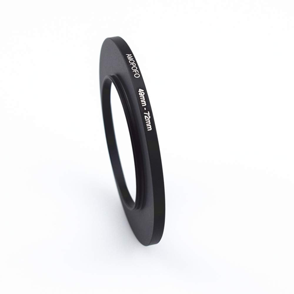 49Mm To 72Mm Step Up Ring Filter Adapter/49Mm To 72Mm Camera Filter Ring ;Compatible All Brands 49Mm Lens And 72Mm Uv,Nd,Cpl,Metal Step Up Ring