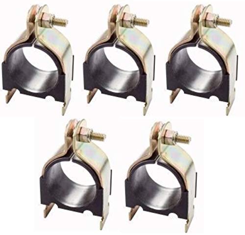 Qty 5, Maxline Compressed Air Tubing Strut Clamp For Mounting 3/4'' Piping Installation, Mounts To 1 5/8 Strut