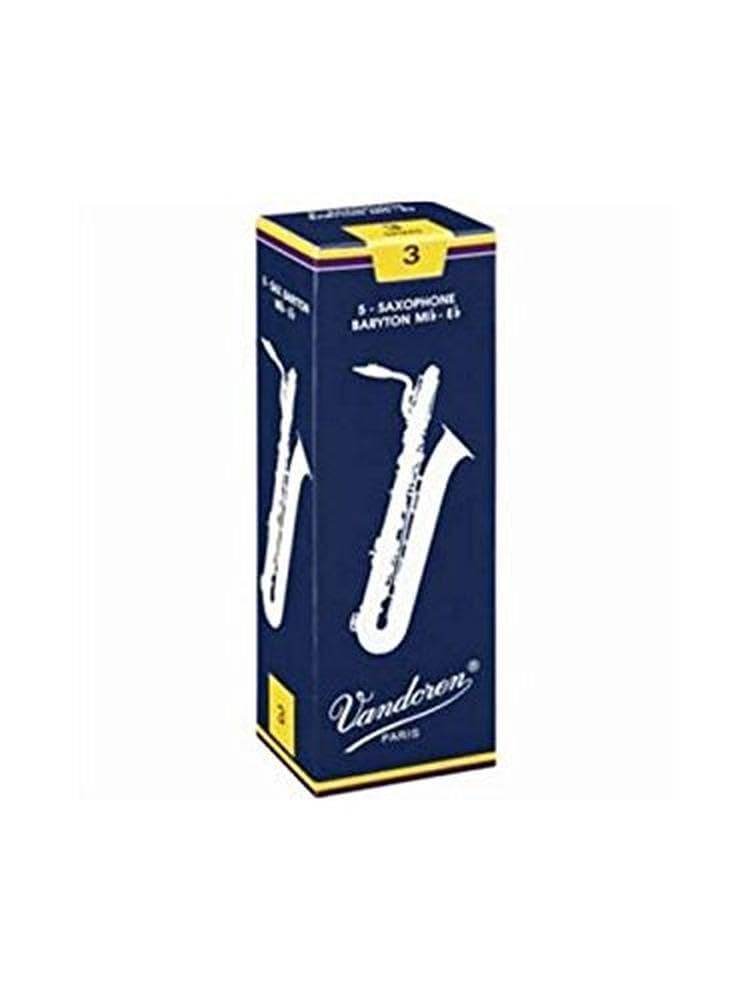 Vandoren Sr242 Bari Sax Traditional Reeds Strength 2; Box Of 5